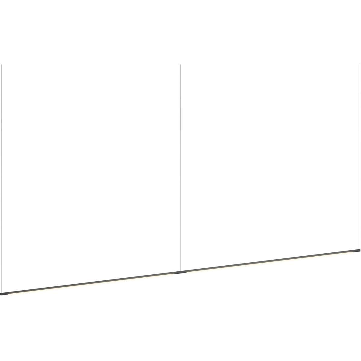 Koncept ZBP-96-L-SW-MTB-CNP Z-Bar LED 0.5 inch Matte Black Pendant Ceiling Light